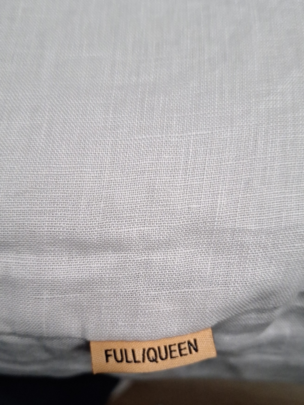 Quince European Linen Duvet Cover Set Light Gray Full/Queen NWT - Picture 8 of 8